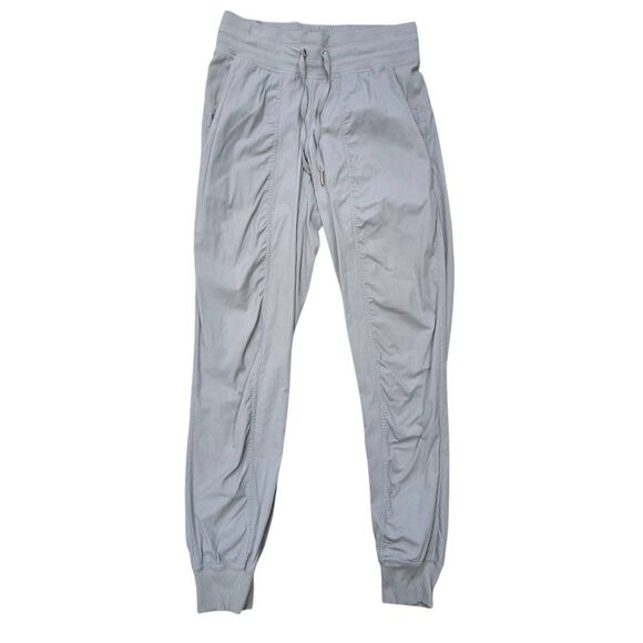 Lululemon Dance Studio Mid-Rise Jogger Pants Women's Size 4 Gray Drawstring - Picture 1 of 8